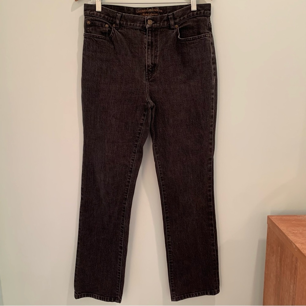 Ralph Lauren Jeans Co Women’s Black Stretch Denim Jeans 10